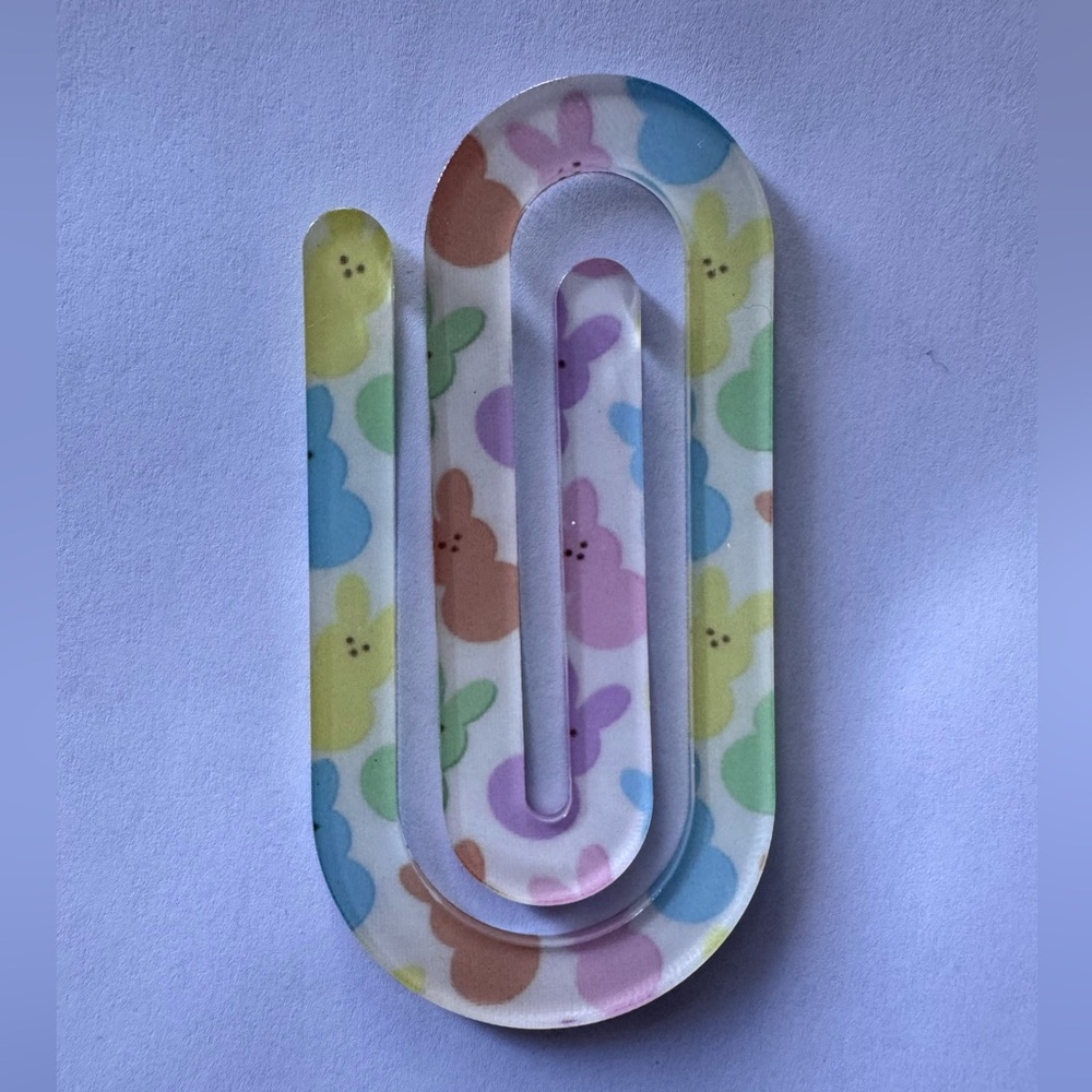 Colorful Peeps 🐥 Paperclip Bookmark